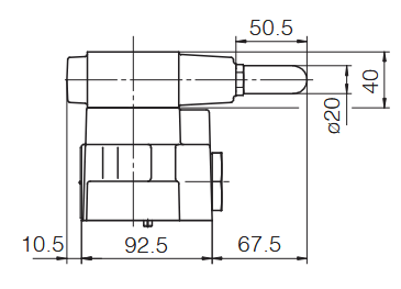 Wymiary zaworu AGIU-10/210/5