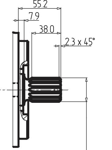 Wymiary wału 03 do T6DCC
