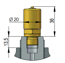 Zawór gazowy P1620