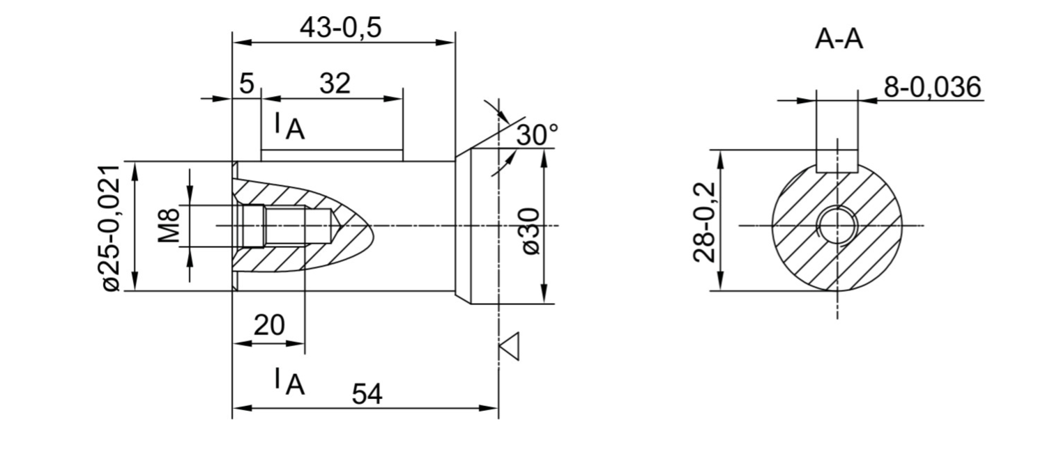 Czop wału silnika BMR400 2A