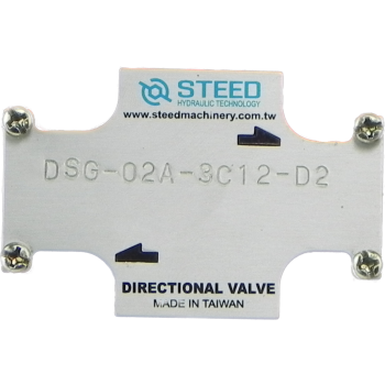 Tabliczka DSG-02B-3C12-D2 / Name plate of DSG-02B-3C12-D2