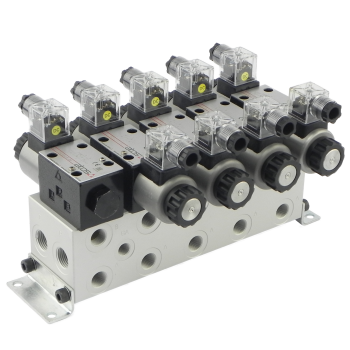 Blok zaworowy NG06, 5 sekcji / 5 sections manifild with DCVs