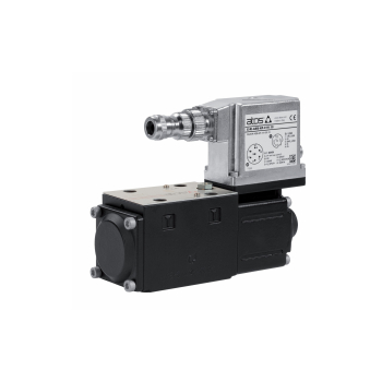 Regulator przepływu QVKZOR-AEB-NP-10/90 proporcjonalny / Proportional flow valve QVKZOR-AEB-NP-10/90