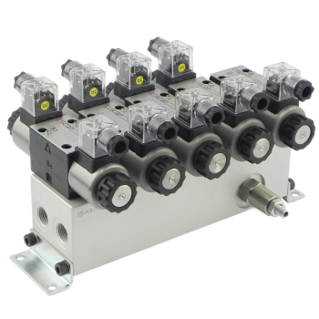 Blok zaworowy NG06, 5 sekcji / 5 sections manifild with DCVs