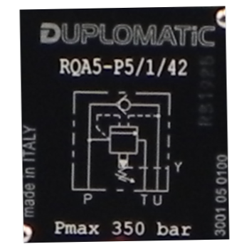 Tabliczka RQA5-P5/1/42 / RQA5-P5/1/42 name plate