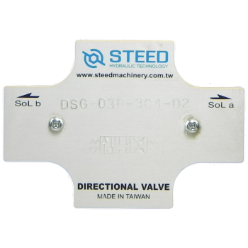 Tabliczka DSG-03B-3C4-D2 / Name plate of DSG-03B-3C4-D2