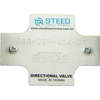 Tabliczka DSG-02B-3C4-D2 / Name plate of DSG-02B-3C4-D2