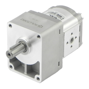 Silnik zębaty z podporą / Gear motor with front bearing