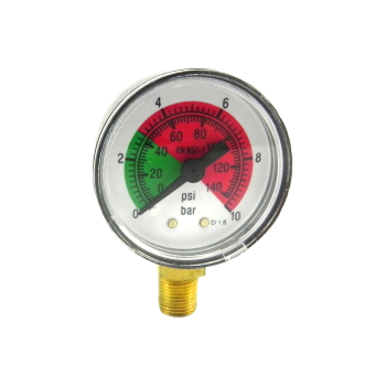 Manometryczny wskaźnik zabrudzenia filtra spływowego/ Visual filter clogging indicator for retur filter