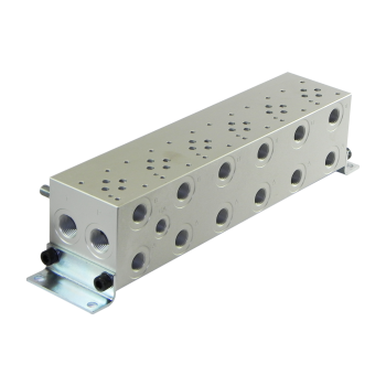 Płyta przyłączeniowa RM06V25BB - NG06, CETOP03, 6 sekcji