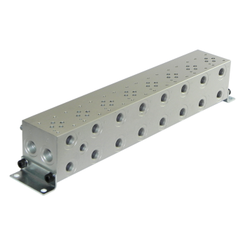Płyta przyłączeniowa RM08V25B0 - NG06, CETOP03, 8 sekcji