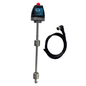 Poziomowskaz z przełącznikiem poziomu i termostatem LVMTC-M-250-100-B