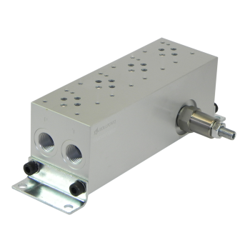 Płyta przyłączeniowa RM04V25BB - NG06, CETOP03, 4 sekcje